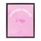 Stupell Industries Champagne Problems Pink Floater Framed Canvas Wall Art Design by House of Lulu